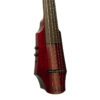 NS Design 4 String Cello Black 3/4 View Close-up NSD-CE-WAV4C-TRRED