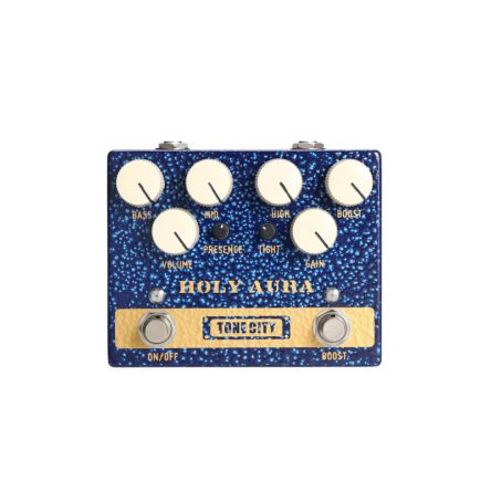 Tone City Holy Aura Distortion&Boost Pedal Top View TCA-T39