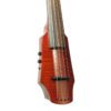 NS Design 4 String Cello Amberburst 3/4 View Close-up NSD-CE-WAV4C-TRAMB