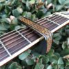 Thalia Deluxe Capo Hawaiian Koa Celtic Knot Black Chrome Finish DA-TH-CB201-03