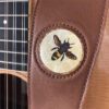 Thalia Brown Strap Hawaiian Koa Bee & Vintage Pearl Honeycomb Inlay DA-TH-SBRVB-VW