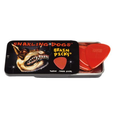 D’Andrea USA Snarling Dog Brain Picks 351 Shape .73mm 12 Pack Tin DA-TNSDB351 .73