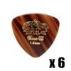 D’Andrea USA Pro Plec 346 Rounded Triangle 1.5mm 6 Pick Pack Tin DA-TNPRO346