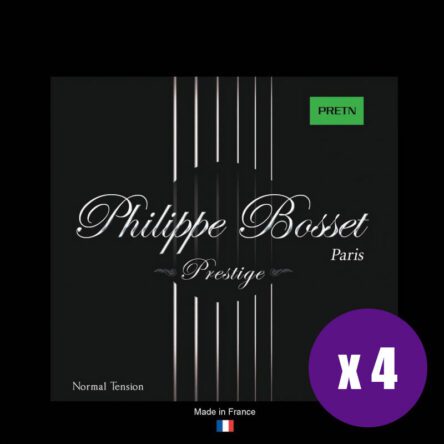 Philippe Bosset Prestige Clear Nylon Normal Tension Classical Strings 4 Sets PBPRETNX4